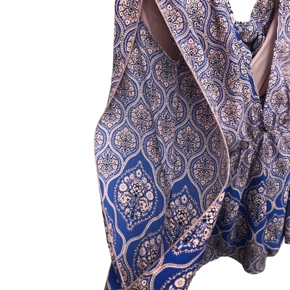 Agaci Bohemian Print Long Sleeve Romper size Medium - Picture 8 of 9